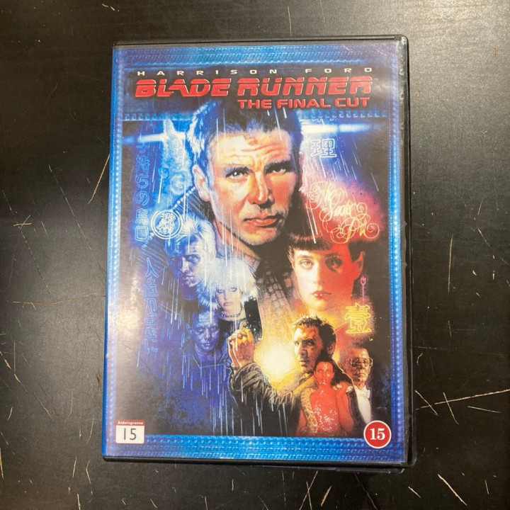 Blade Runner (the final cut) DVD (VG+/VG+) -jännitys/sci-fi-